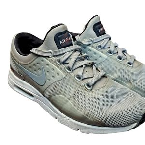 Nike Air Max Zero QS‎ Womens Running Shoes Metallic Silver Size 7 Silver Bullet